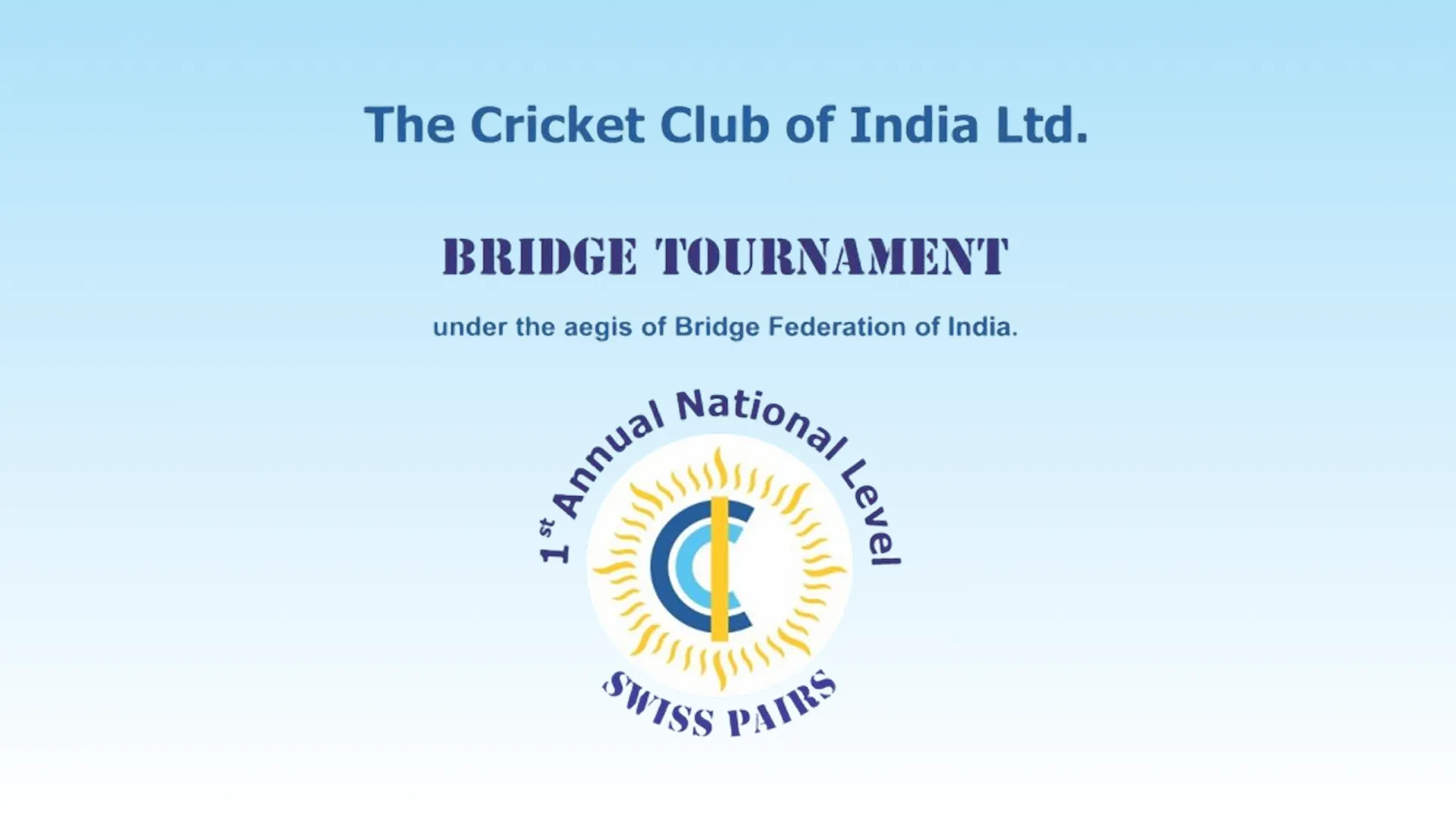 CCI Annual Swiss Pairs